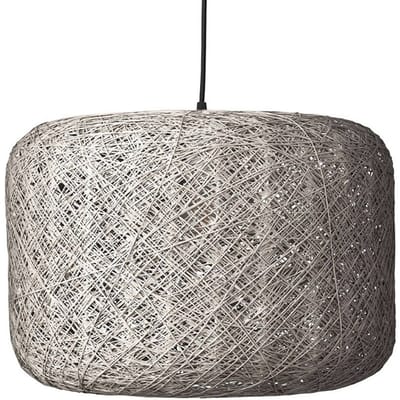 Dyberg Larsen hanglamp Spin L, grijs, Ø 45 cm