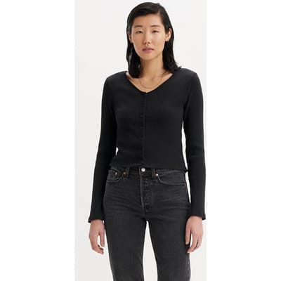 Levi's Monica Cardigan Black Maat: XS | Cardigans Outlet | Dames | Zwart