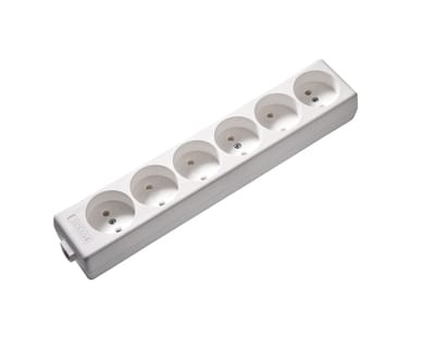 Martin Kaiser 6-voudig inbouwdoos Arctic White (Europese Stekkerdoos) - 1061/kws [20 stuks]