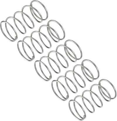 Set van 5 Drukveren RVS 304 - 25x45mm Compressieveren