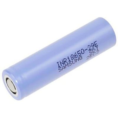 Samsung INR18650-29E Speciale oplaadbare batterij 18650 Flat-top, Geschikt voor hoge temperaturen Li-ion 3.6 V 2900 mAh 1 stuk(s)