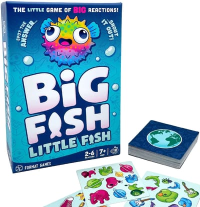 Dailygoods- Gezinskaartspel Snel - Observatie - 2-6 Spelers - Leeftijd 7+ - Draagbaar Reisspel - 32 Objecten in 4 Kleuren - Kaartspel