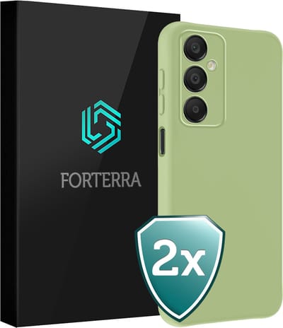 Hoesje 2 Stuks - Geschikt voor Samsung Galaxy A16 - Sterk & Shockproof - Back Cover - Case Siliconen - Telefoon Hoes - Groen