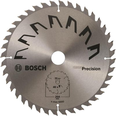 Bosch RUNDSAVKL 254X30MM T40 PRECISION