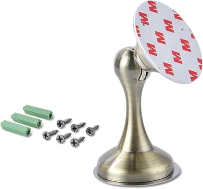 Magnetische Deurstopper - Deurhouder - Deuren Opvangen - Verborgen Montage - 100mm - Groen Brons