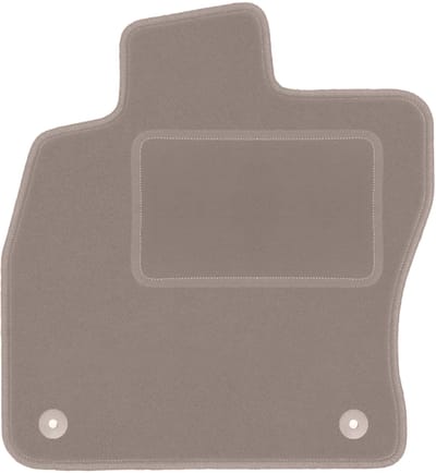 Beige bestuurdersmat voor: Skoda Octavia IV A7 sedan, stationwagen, variant, liftback (2020-)