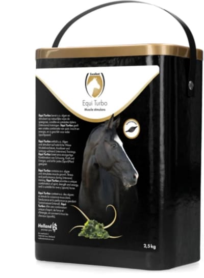 Excellent Equi Turbo Muscle Stimulans - 2,5 kg - Stimuleert spiergroei op natuurlijke wijze, ondersteunt de spieropbouw en verhoogt de prestaties - Geschikt voor paarden