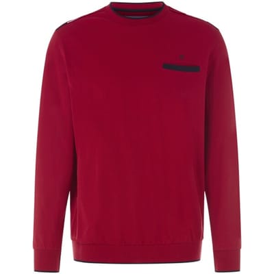 Babista herren Sweatshirt - 48/50 - rood - Plus Size