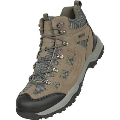 Mountain Warehouse Heren Adventurer Waterdichte Wandelschoenen (Khaki)