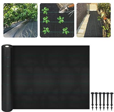 Onkruiddoek 100 g/m² - Waterdoorlatend Tuinvlies voor Effectieve Onkruidbestrijding
