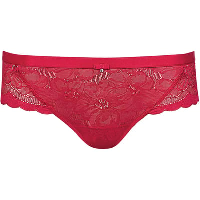 Rode kanten brazilian slip Lisca Evelyn - Rood - Maat - 42