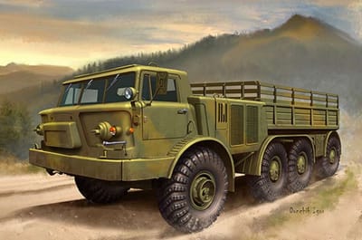 Trumpeter Modelbouwpakket Militaire voertuigen - 01073 Russian Zil-135 Truck Plastic - 1:35 - Modelbouw