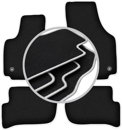 CARLUX-SILVER automatten voor: Seat Toledo III minivan (2004-2012)