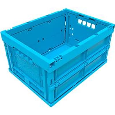 EURO-Maß vouwbox 4322, zonder deksel, voor opslag en herbruikbaar transport, inhoud 20,3 liter, blauw