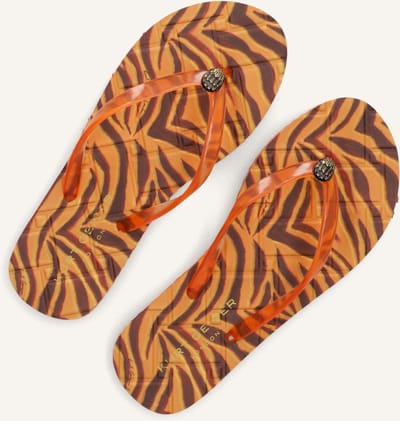 Kurt Geiger London Kensington Q Flip Flop Slippers - Dames - Oranje - Maat 39