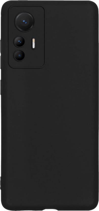 Hoes - Geschikt voor Xiaomi 12 Lite - Sterk & Shockproof - Hoesje Cover - Siliconen Case - Zwart