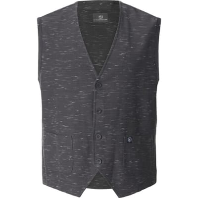 Jan Vanderstorm herren Sweatbodywarmer - 52/54 - donkergrijs - Plus Size