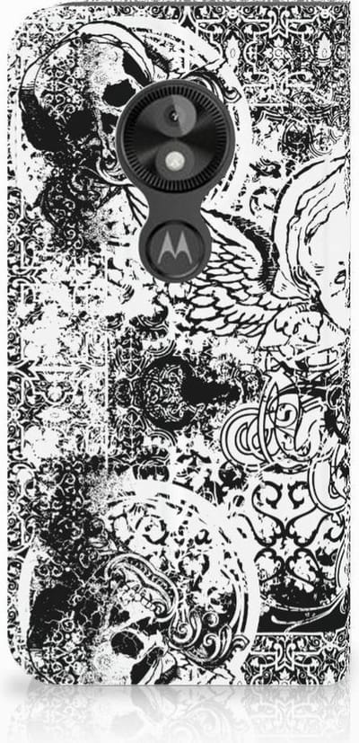 Mobiel BookCase Motorola Moto E5 Play Skulls Angel