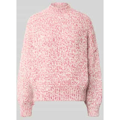 Gebreide pullover met opstaande kraag