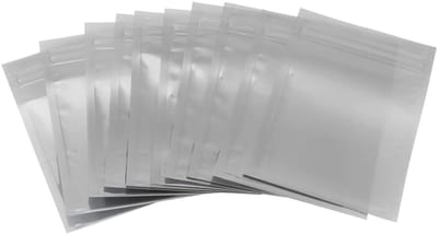 Dailygoods - Antistatische Zip Lock Pouches - 100 Stuks - Voor Elektronica - 6.5 x 12 cm - Veilig opbergen - Herbruikbaar - Geschikt voor kleine onder...