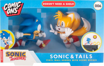 Fizz Creations Sonic The Hedgehog - Comic On´s Sonic and Miles Tails Prower Muurdecoratie - Multicolours