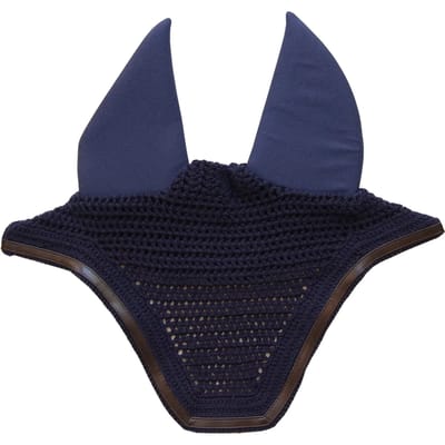 Kentucky Horsewear - Oornetje Wellington - Donkerblauw - Leather - Soundless