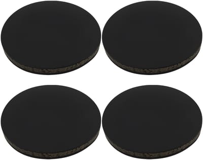 Byshayne- Rubber Blok 100mm - Antislip - Schokabsorberend - Duurzaam - Geschikt voor Meubels - 4 Stuks - Rubber Pads