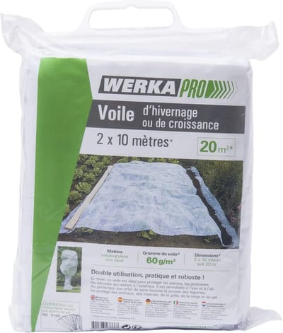 Beschermend Vliesdoek voor Planten Tegen Vorst - 2 x 10 Meter