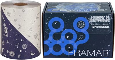 Framar Mercury in Retrograde Embossed Roll Foil 98m