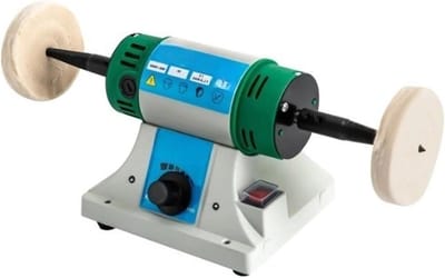 Polijstmachine - Slijpmachine Buffer - Meubels Metaal - Variabele Snelheid - 320W - Grijs