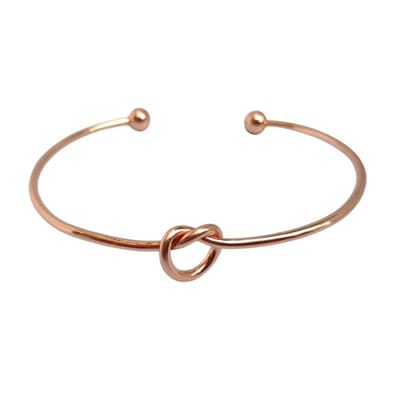 Marama - armband Infinite Love Rosè Goud - hart - liefde - RVS - nikkelvrij - licht buigbaar - cadeautip - damesarmband