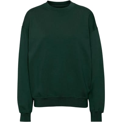 Sweatshirt ronde hals Colorful Standard Organic oversized hunter green