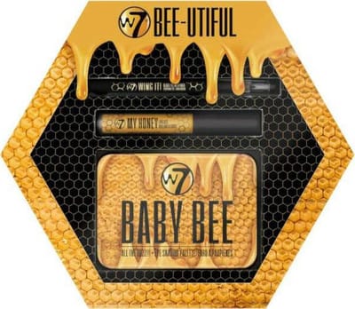 W7 Bee-Utiful Cadeauset - Gift Set - Oogschaduw - Lipgloss - Eyeliner - Goud - Gold - Valentijn