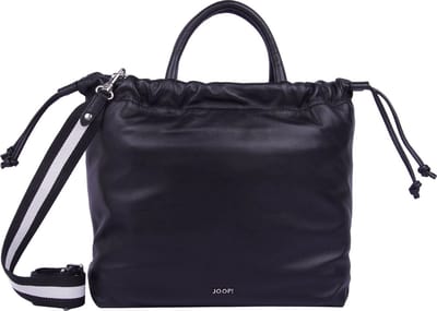 JOOP! Leren Handtas Schoudertas Brezza Esra Handbag Black Zwart