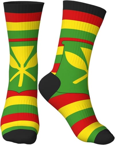 Halfsportkousen - Crew socks - Sport en vrije tijd - Uniseks pasvorm - 40 cm lengte - Gekleurd