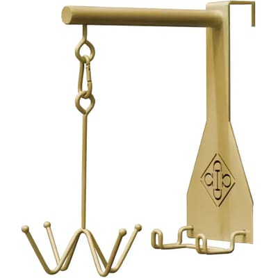 Grooming Deluxe - Bridle Hook 4 prong with hook attachment gold