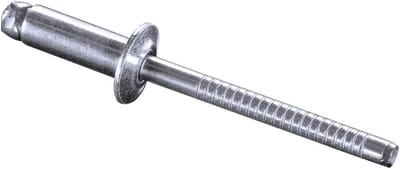 Blindklinknagels Platte Kop - Popnagels RVS - Metalen Verbinden - Industriële Kwaliteit - 4.8 x 20 mm - Zilverkleurig