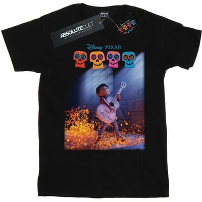 Disney Jongens Coco Miguel Gitaarspel T-shirt (Zwart)
