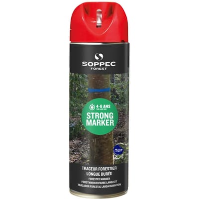 Soppec markeerverf "strong" rood