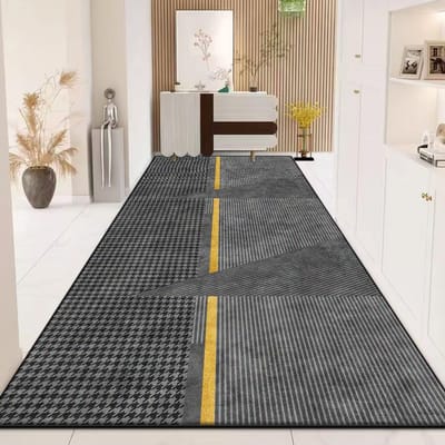 Moderne Lange Gang Vloerkleed Huis Antislip Trapmat Hotel Lobby Doorgang Runner Wasbaar Kamer Decoratie Vloermatten Aanpasbaar 160*200cm