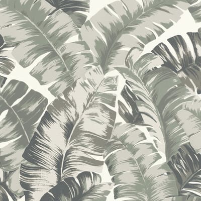 Vlies behang op de flizelin palmbladen. Yucatan Rasch 0,53x10m 535600