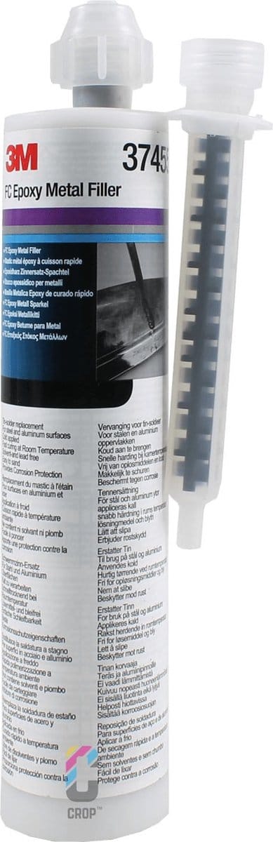 3M Fast Cure 2K Epoxy Metaalplamuur - Lijmpatroon 180ml