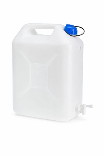 Jerrycan 20 Liter met Kraan voor Drinkwater – BPA-vrij – Water Jerrycan – Camping en Noodvoorraad