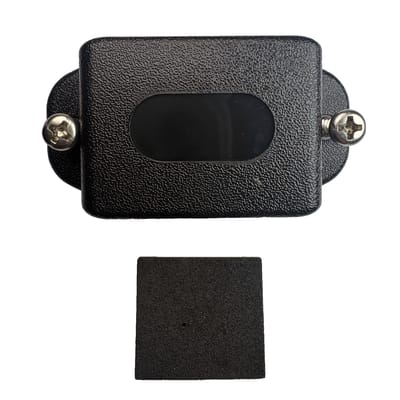 1 stuks Radio Hanger Houder Bevestiging Met Kleefrug, Voorboorgaten Met Zelfborende Schroef Voor Handheld Portofoon zwart