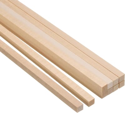 Houten Deuvelstaven - Houten Stokken - Ambachtelijk Knutselen - Onbehandeld Hardhout - 30cm Lengte