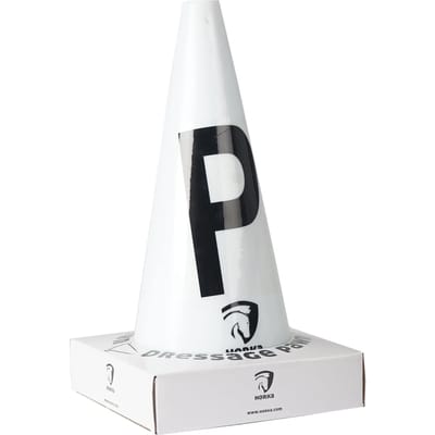 Horka Dressuurpionnen 30 Cm Wit 4-delig