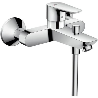 Hansgrohe Talis e Badmengkraan - eengreeps - opbouwmontage - uitsprong - 195mm - chroom - zonder d - hoogglans chroom
