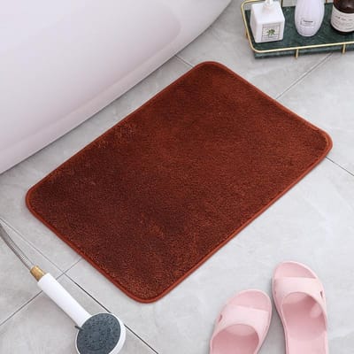 Badkamer Absorberend Mat Toilet Vloermat Toilet Deurmat Toegangsdeur Slaapkamer Tapijt Pluche Huishoudelijk Antislip Mat 45x70cm