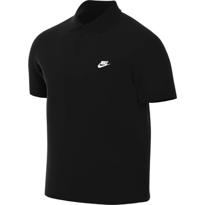 Nike Club Poloshirts Heren - Zwart - Maat XS