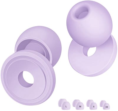 Nova Venture CometPods – Loop Earplugs Style – 33dB Noise Reduction Earplugs – The Quiet Experience – Comfortabele Oordoppen voor Slapen & Festivals – Lila